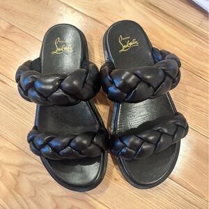 Christian Louboutin Just Brio Lug Flat in Black